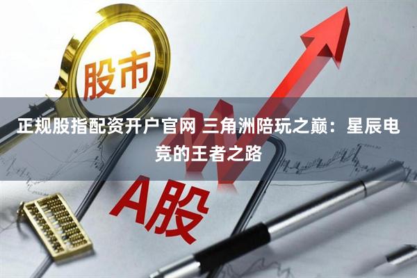 正规股指配资开户官网 三角洲陪玩之巅：星辰电竞的王者之路